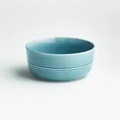 CRATE & BARREL - Bowl Hue Gris Claro