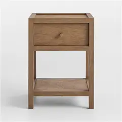 CRATE & BARREL - Mesa de Noche Keane 1 Cajón