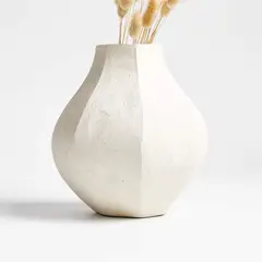 CRATE & BARREL - Jarrón Facette 22cm