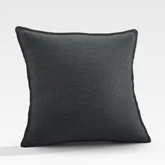 CRATE & BARREL - Cojín Charcoal de Terraza 51x51cm