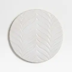 CRATE & BARREL - Salvamanteles de Cerámica Blanca