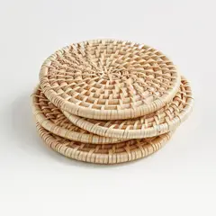 CRATE & BARREL - Posavasos Artesia Natural S/4