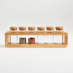 CRATE & BARREL - Estante Porta Especias Maia de Madera