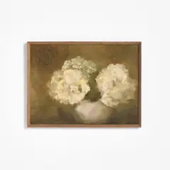 CRATE & BARREL - Cuadro "Hydrangeas" 81x61cm