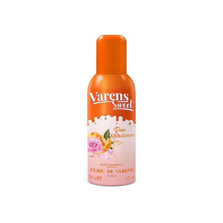 Body Fragance Deo Varens Sweet Rose Mandarine 150 ml