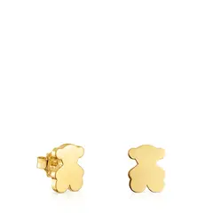 TOUS - Aretes Oso Con Baño De Oro Oso 12mm
