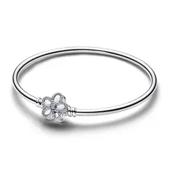 PANDORA - Brazalete Flor de Pave