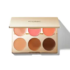 ICONIC LONDON - Multi Use Cream Blush Bronze And Highlight Palette