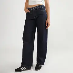 DENIMLAB - Jean Balloon Tiro Alto Mujer
