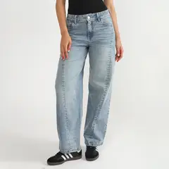 DENIMLAB - Jean Balloon Tiro Alto Mujer