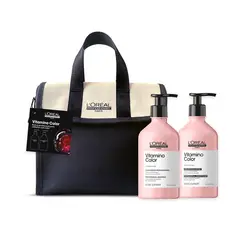 LOREAL PROFESSIONNEL - Pack Vitamino Color: Shampoo 500Ml + Acondicionador 500Ml Para Cabello Con Color