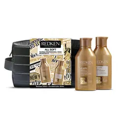 REDKEN - Pack All Soft: Shampoo 300Ml + Acondicionador 300Ml Para Cabello Seco