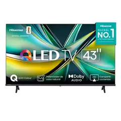 HISENSE - Televisor 43" Qled Fhd 43Q4SV Smart Tv