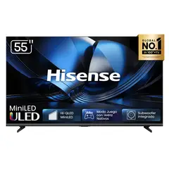 Hisense - Televisor 55" Miniled 4K 55U7ESG Smart Tv