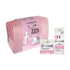 LOREAL PARIS - Set Serum + Crema dia Glycolic Bright