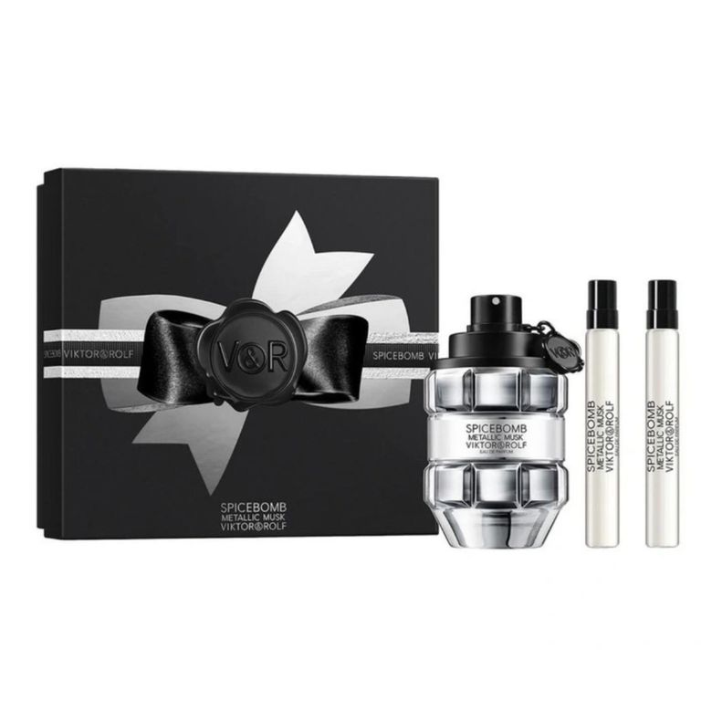 Set Viktor&Rolf Metallic Musk Hombre Edp 90 M + formato dúo 2 en 1.