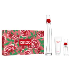 KENZO - Set Flower by Eau de Parfum 100 Ml + Body Milk 75 Ml + Miniatura 15 Ml