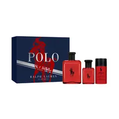 RALPH LAUREN - Estuche Polo Red Eau de Toilette 125 ml + 40 ml + Desodorante