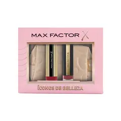 MAX FACTOR - Pack Labial Colour Elixir Sunbronze + Labial Colour Elixir Velvet Matte Mauve + neceser
