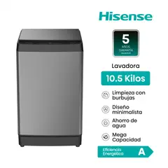 HISENSE - Lava 10.5Kg WT3K1131UT