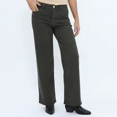DENIMLAB - Jean Straight Tiro Medio Mujer