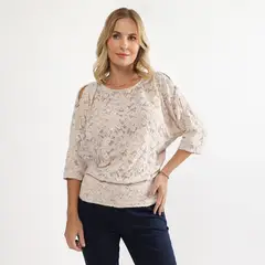 STEFANO COCCI - Blusa Manga 3/4 Mujer