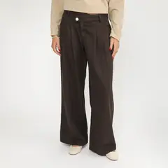 SYBILLA - Pantalón Wide Leg Tiro Alto Mujer