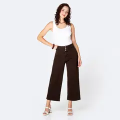 Pionier - Pantalon Drill Clasic fit Tiro Alto Mujer