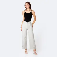 Pionier - Pantalon Straigth Tiro Alto Mujer