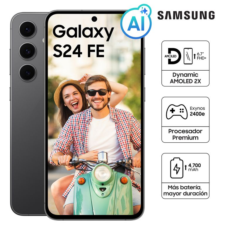 Celular Galaxy S24 FE 256GB Black