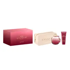COACH - Set Wild Rose Edp 90ml + Body Lotion 100ml + Pouch