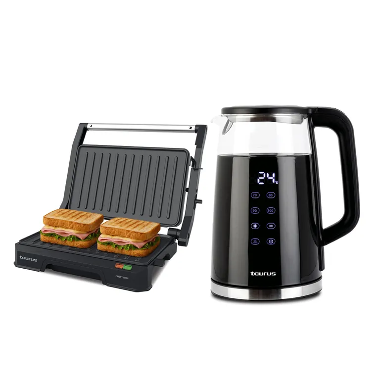 Combo Hervidor Neo Glass + Mini Grill