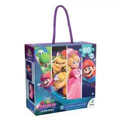 MARIO BROS - Rompecabezas 4 en 1