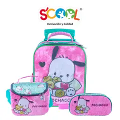 SANRIO - Maleta Niña Set 3 Piezas Grande Pochacco