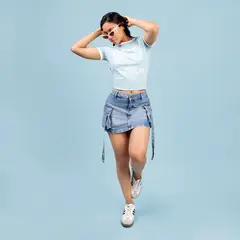 KANSAS - Falda Semi -ajustado Medio Mujer