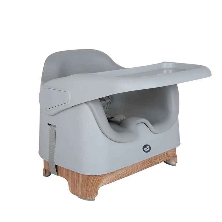 Silla Comer Booster Dahlia Gris