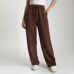 UNIVERSITY CLUB - Pantalón Wide Leg Tiro Alto Mujer