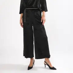 STEFANO COCCI - Pantalón Wide Leg Tiro Medio Mujer