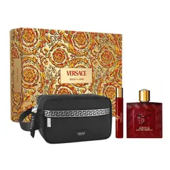 VERSACE - Set Eros Flame EDP 100 ml + Mini 10 ml + Neceser