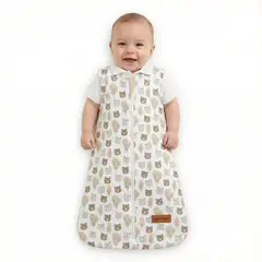 MATERNELLE - Saquito de Dormir 2 en 1 Soft - Ositos 0-3 Meses