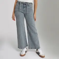 DOO AUSTRALIA - Jean Wide Leg Tiro Alto Mujer American Abbey