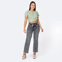 PIONIER - Jean Regular Fit Tiro Bajo Mujer