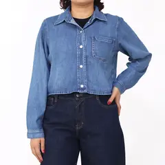 KAYRA POBLET - Camisa Denim Mujer
