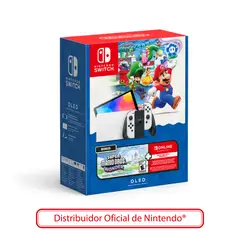 Nintendo - HW SWITCH OLED BUNDLE SMWONDER