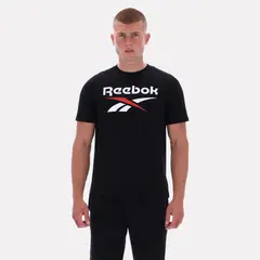 REEBOK - Polo Big Logo Manga 3/4 Hombre