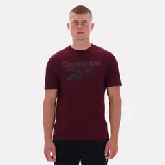 REEBOK - Polo Big Logo Manga 3/4 Hombre