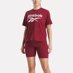 REEBOK - Polo Nova Big Logo Manga 3/4 Mujer