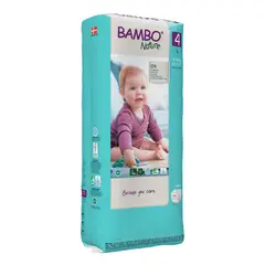 BAMBO NATURE - Pañal Empaque Grande Talla 4 (G) x 48