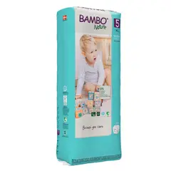 BAMBO NATURE - Pañal Empaque Grande Talla 5 (XG) x 44