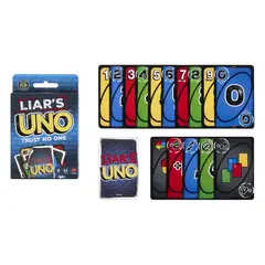 UNO - Liars Juego de Cartas Versión Mentiroso 7+ años